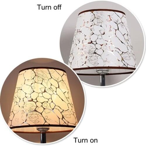 E27 lampshade for table lamp Contemporary PVC Lamp shade morden lamp cover for bedroom home Garden Decoration lampshades