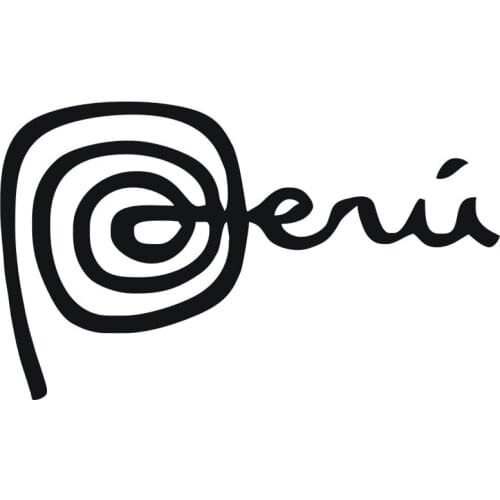 LLY-0568 Personalized Car Stickers Peru Modeling Decals PVC Cars Styling Decoration Door Window Sunscreen Waterproof Decals