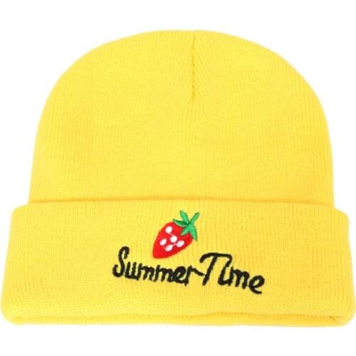 Trendy Men Women Knitted Hat Fashion Embroidery Ski Warm Winter Beanie Skullies Cap Women And Men Knitted Hats Warm Knitted Hat