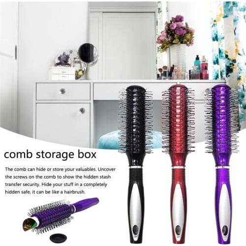 Comb Hairbrush Safe Stash Can Hidden Container Storage Box For Money Jewelry Home Hair Brush Secret Diversion