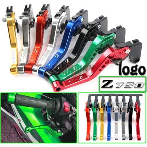 Motorcycle Brake Handle Bar Lever CNC Aluminum Short Adjustable Brake Clutch levers For kawasaki Z750 2007-2012 Z 750