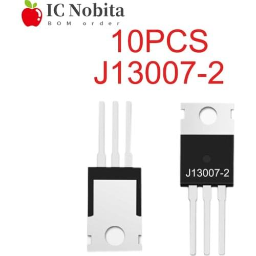 10PCS J13007-2 TO220 FJP13007 J13007 MJE13007 TO-220 FJP13007H2 E13007 E13007-2 NPN Transistors Power Switch Transistor IC New