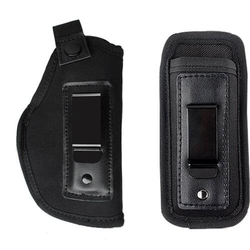 Universal Right Hand Belt Holster Bag Outdoor Cosplay Hunting Waist Clip Bag Pack Neoprene Women Men
