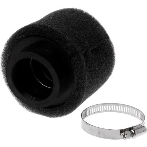 Motorcycle Double Sponge Air Filter Cleaner Straight Neck 35/38/40/42/45/48mm Q9QD
