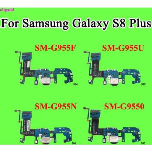 Charging Port Flex Cable for Samsung Galaxy S8 Plus S8plus G9550 G955F G955U G955N Dock Connector Micro USB Replacement Parts