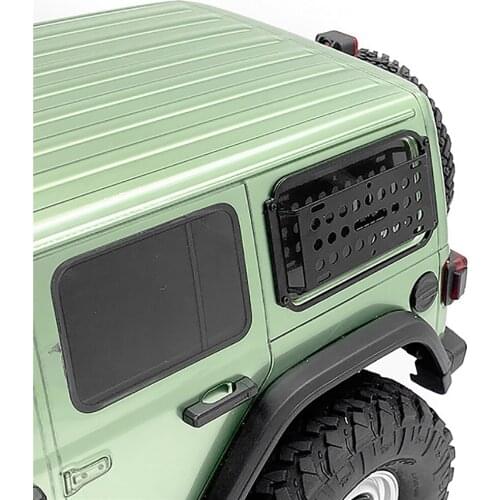 1 pair Metal Side Window Equipment Rack Frame for 1/10 AXIAL SCX10 III JL Wrangler RC Car Accessories