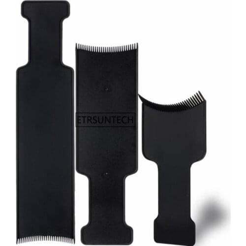 60pcs Dyeing and Shaping Hair Gallery Special Hair Dyeing Board Fork Comb and Dyeing Hair Piece Cosmetic Tool F3243