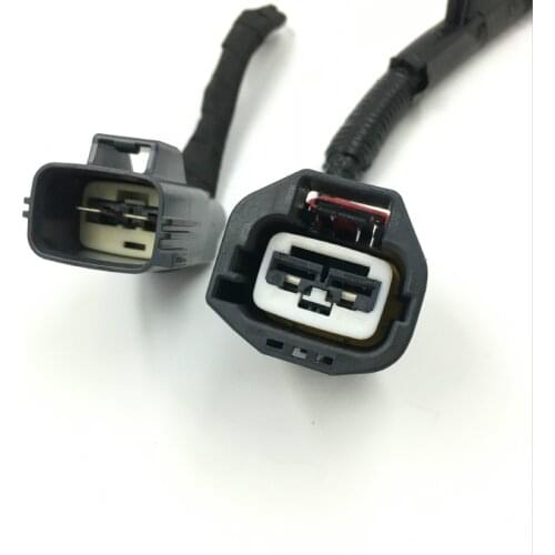 Auto water tank electronic fan motor radiator fan plug connector with wire for Ford Fiesta Ecosport