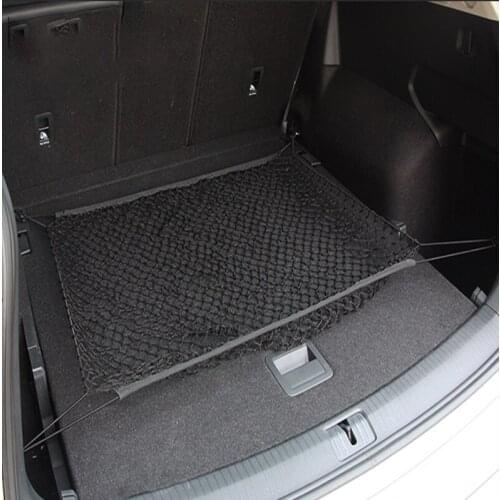 Car Trunk Nets Nylon Luggage Mesh Storage Organizer Bag 4 Hooks Car Styling For lifan x60 620 520 320 x50 solano smily