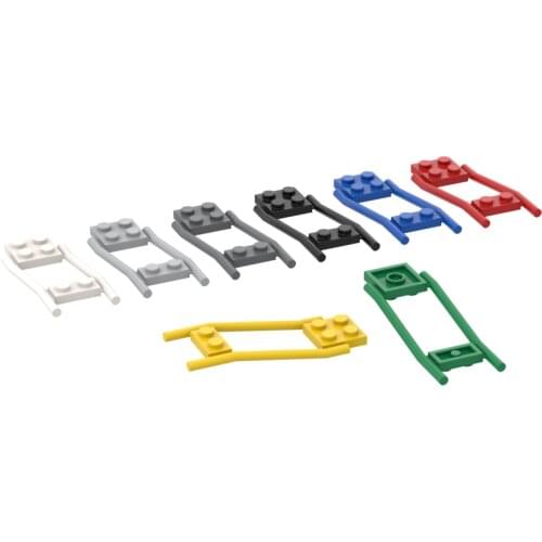 BuildMOC 2397 8X 3 carriage set For Building Blocks Parts DIY Construction Classic Brand Model Educational Kids Toys