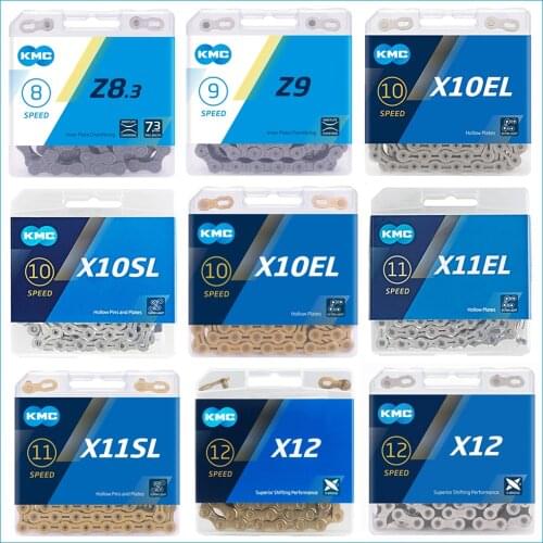 KMC 116L Bike Chain X8 X9 X10 X11 X12 Bicycle Chain 8/9/10/11/12 Speed Road MTB Crankset SRAM 8 9 10 11 12s Derailleur