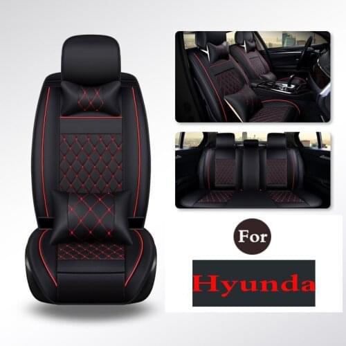 2019 (1 Set) Pu Leather Car Seat Cover Seat Cover Protection Auto Seat For Hyundai I30 Elantra Sonata Ix25 Tucson Ix35 Moinca