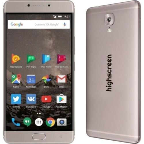 For Highscreen Power Five Max 5.5" glass tempered 2.5D full cover tempered glass for Original screen protector glass film