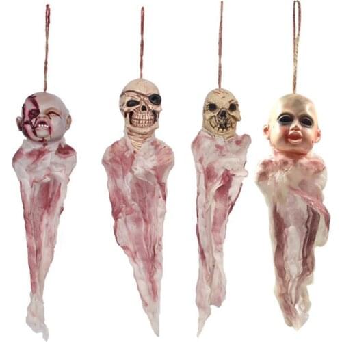 Simulation Scary Ghost with Hanging Halloween Party Decoration Props