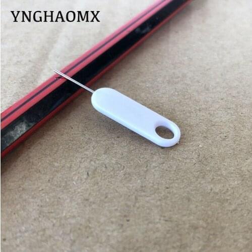 5000pcs/lot white color Sim Card Ejector Tool Sim Card Tray Eject Pin Key Tool For Mobile cell phone wholesale