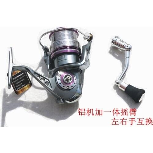 All metal super long-range shallow spool 2500 model 5.1: 1 speed ratio 9-ball bearings professional lure fishing spinning wheel