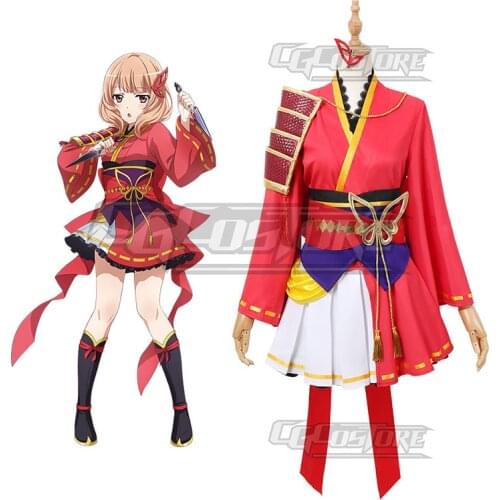 Anime Girls opera Revue Starlight Cosplay Costume Tanaka Yuyuko Dresses Christmas Halloween Free shipping CG826ZS