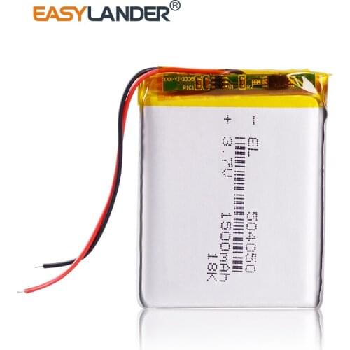 High Density 504050 3.7V 1500mAh Li-polymer Battery Rechargeable Lithium Bateries For PSP MP4 MP5 GPS DVD PDA Speaker