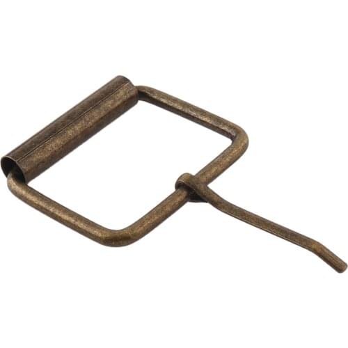 Mental Belt Buckle bronze Zinc Inner 41mm Belt FastenerRectangle Ring Leather Craft Jeans Webbing Fit