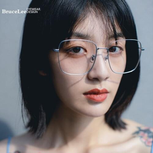 2020 new alloy Glasses Frame Men Square Prescription Eyeglasses Anti Blue Gaming Computer Optical Glasses Women Frames Eyewear