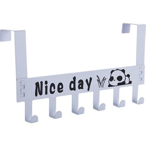 Over The Door Hook Nail-free Clothes Hanger For Kitchen Bathroom Wardrobe Door Hangers