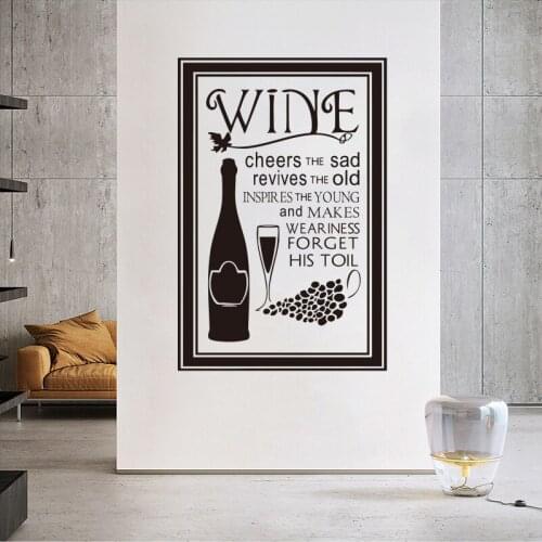 Sticker Quotes Cheers Sad Vinyl Carving Stickers Removable Wall Decals Art Wallpaper Home Decor House Decoration Painting DD0176