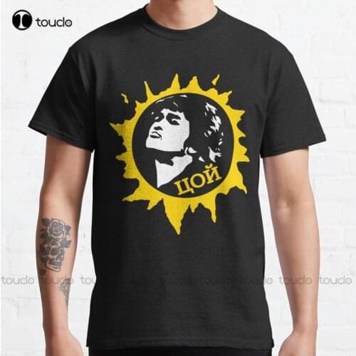 New Tsoi - Viktor Tsoi Viktor Tsoi Classic T-Shirt Crewneck Shirts Cotton Tee Shirt S-5Xl Unisex