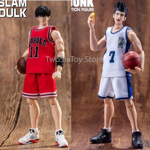 GREAT TOYS Dasin Hanamichi Sakuragi Mitsui Hisashi Rukawa Kaede Miyagi Ryota pvc action figure SLAM DUNK GT toy Fujima Kenji
