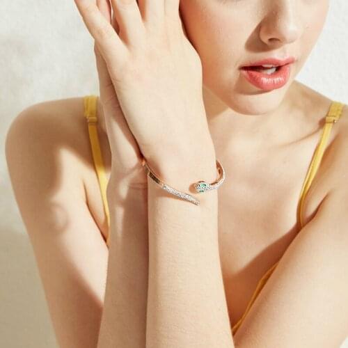 Hot Design Titanium Steel Bracelet Womens Korean Version Simple Classic Snake Design Rose Gold No Fade Bracelet