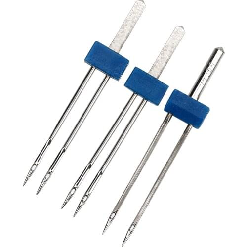 Handwork 3 Pcs/Set Needles For Sewing Machine Double Twin Needles Pins