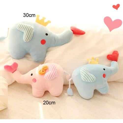 Cute Love couple Elephant Cushion Children Room Decoration Plush toys Nordic Kids Sleep Pillows Cushion Birthday Gifts
