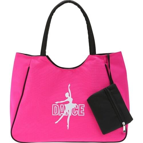 Dance package adult children diagonal cross-large shoulder yoga bag female canvas backpack sports bag