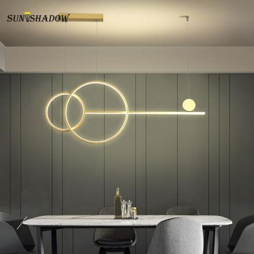 100CM LED Pendant Light Decoration Modern Chandelier Pendant Lamp Lustre for Living room Bedroom Dining room Kitchen Lights led