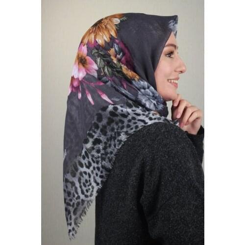 VERTU PATTERNED LINEN FLAMLI SCARF-DESEN-29-RENK-02