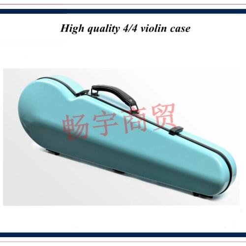 High quality Professional violin case 4/4 FRP carbon fiber blue Fashion style violin parts violin accessories 039
