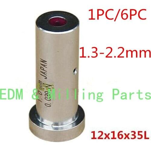 1PC/6PC Wire EDM Drilling Machine S150 TS Pipe Ruby Guide 1.3-2.2mm For CNC Agie Charmilles Service