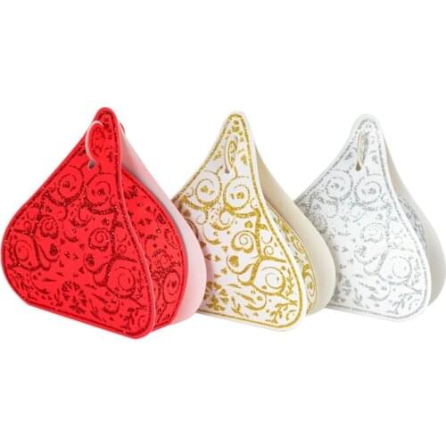 100pcs colorful heart laser cut wedding favours gift box Free shippment