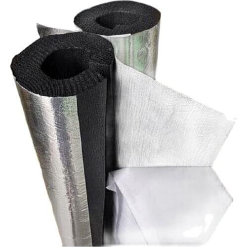 90CM Long 20MM Thickness Water Pipe Fire Pipe Outdoor Anti Freezing Thickening Opening Aluminum Foil Insulation Cotton