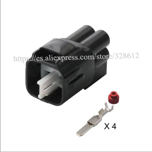 DJ7041Y-4.8-21/11 car wire male female cable Waterproof sheath 4 pin connector automotive Plug socket include terminal and seal