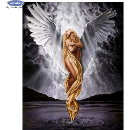 5d diy diamond painting Angel flying full square round drill rhinestone 3d diamond embroidery diamond mosaic needlework artwork