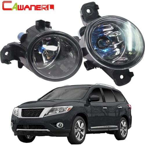 Cawanerl For Nissan Pathfinder 2013-2014 100W H11 Car Accessories Halogen Fog Light Daytime Running Lamp DRL 12V Super Bright