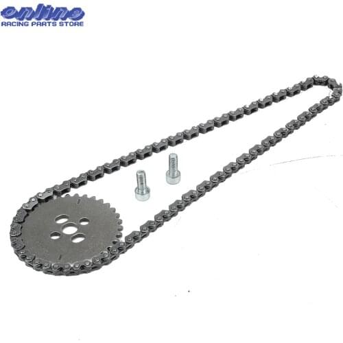 Motorcycle Engine Timing Chain Gear Sprocket Kit For ZongShen 190cc Z190 W190 ZS1P62YML-2 Electric Starter Engine Dirt Pit Bike