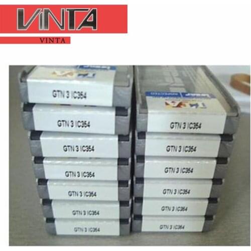 CNC grooving cutting blade GTN3 IC354 Special processing aluminum alloy steel parts stainless steel titanium alloy cast iron