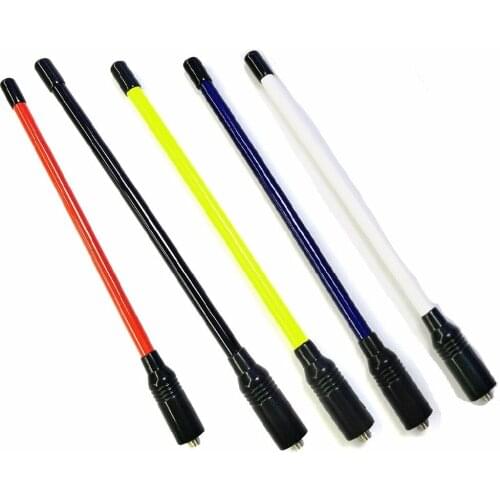 Fiber Glass UV Dual Band SMA-Female Antenna 136-174 & 400-470mhz for Baofeng Walkie Talkie ham Two Way Radio Radio Gain Antenna