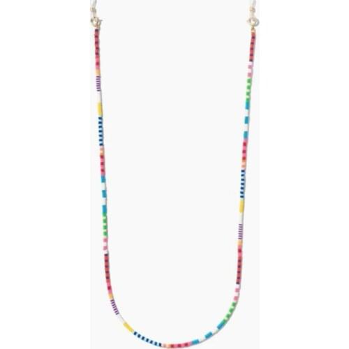 Imported Soft Pottery Bohemia Color Bead Mask Chain Glasses Chain