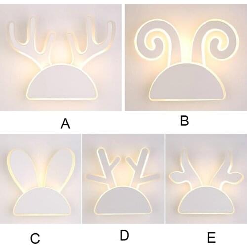 Postmodern zinc alloy wall lamp living room background wall lamp bedside stairs aisle single double wall lamp