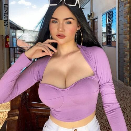 Женские длинные футболки LINLUKY China At AliExpress