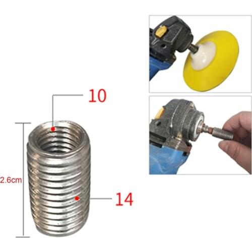 M10 M14 M16 Angle Grinder Polisher Interface Converter Drill Bit Screw Connecting Rod Thread Adapter for Polishing Machine