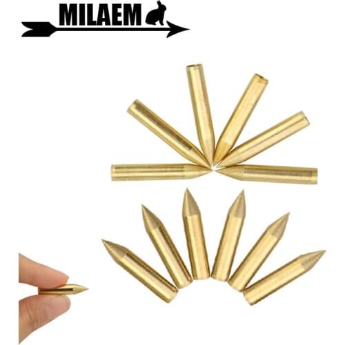 6/12/24/50pcs Archery Target Point Arrowhead Stainless Steel Target Point Tips Hunting Crossbow Arrow Accessory