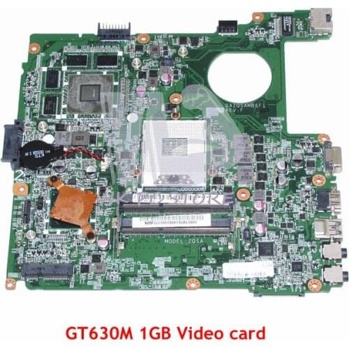 NOKOTION For Acer aspire E1-471 Laptop Motherboard DAZQSAMB6F1 NBM7511001 NB.M7511.001 HM77 DDR3 GT630M 1GB Video card